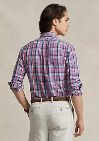 Classic Fit Plaid Performance Shirt