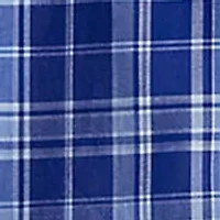 Classic Fit Plaid Stretch Poplin Shirt