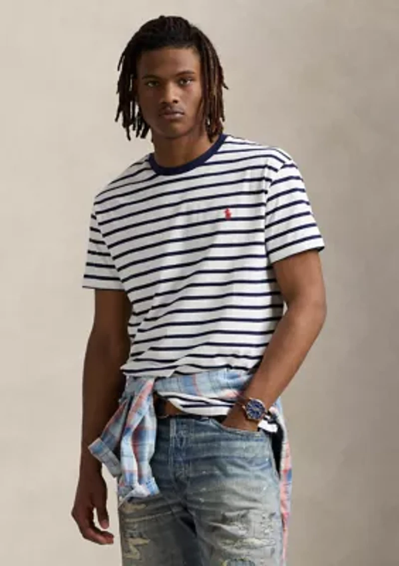 Classic Fit Striped Jersey T-Shirt