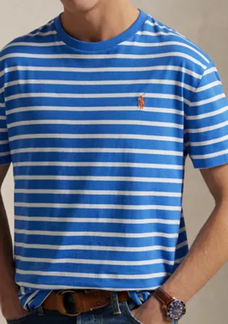 Classic Fit Striped Jersey T-Shirt
