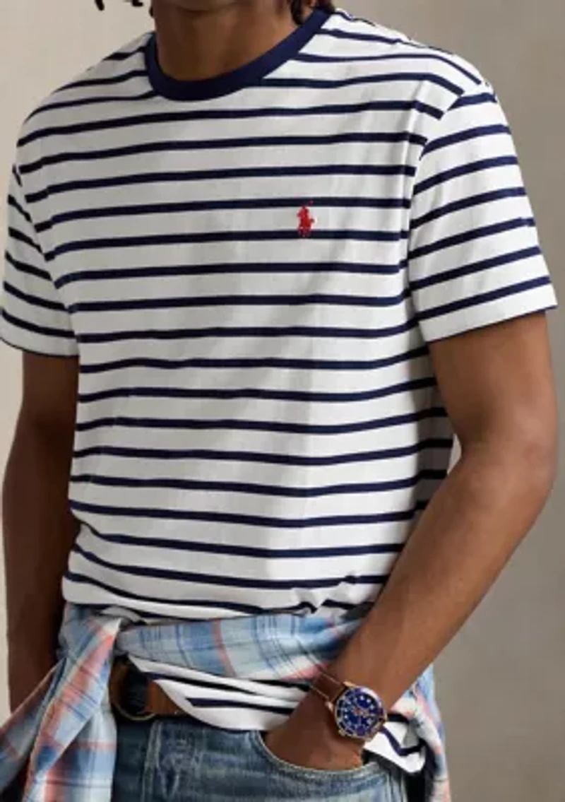 Classic Fit Striped Jersey T-Shirt