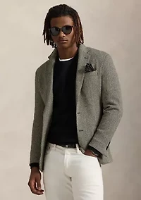 Textured Cotton Crew Neck Sweater