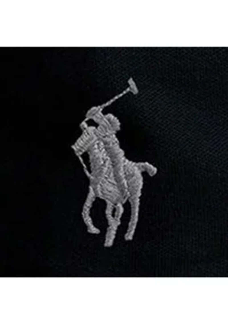 Mesh Knit Cotton Quarter Zip Sweater