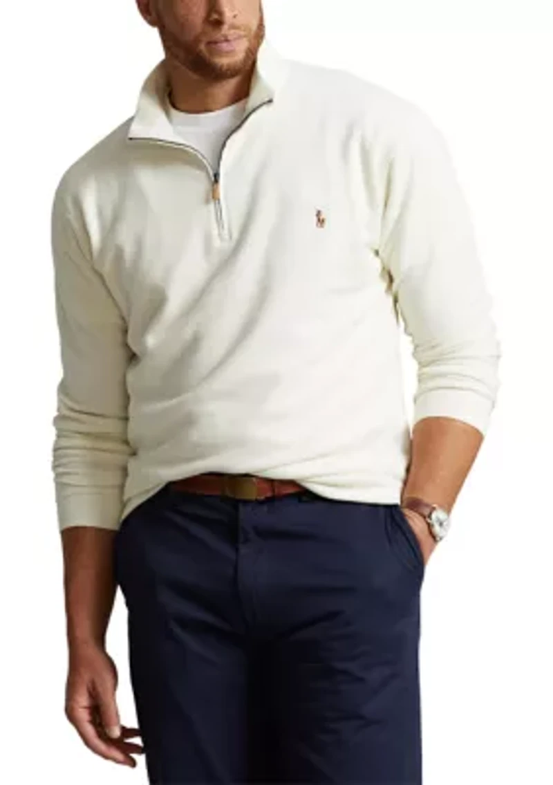 Big & Tall Estate Rib Quarter-Zip Pullover