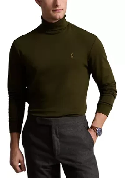 Cotton Interlock Turtleneck