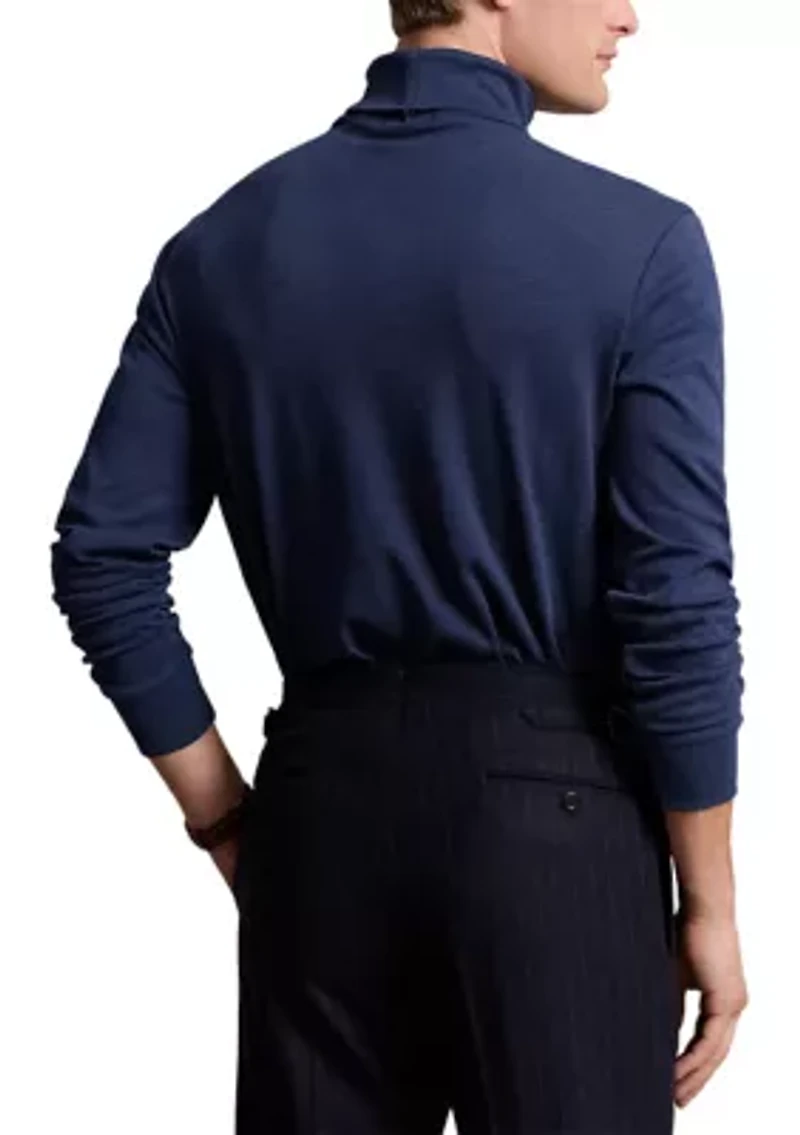 Cotton Interlock Turtleneck