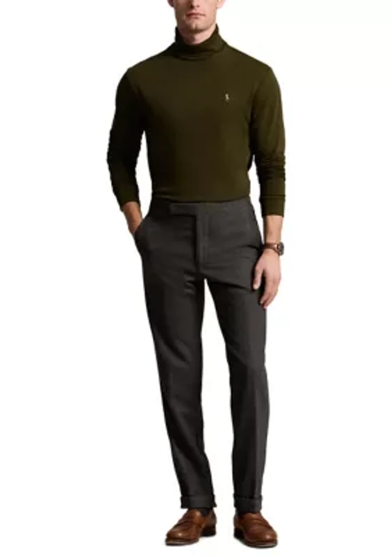 Cotton Interlock Turtleneck