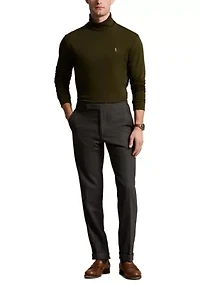 Cotton Interlock Turtleneck