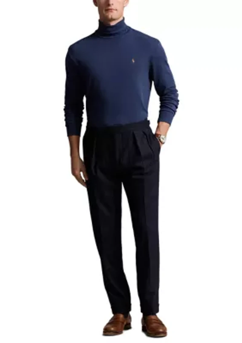 Cotton Interlock Turtleneck