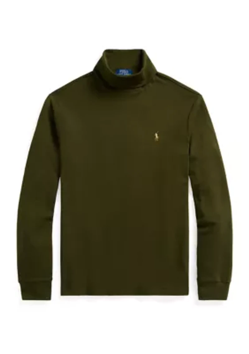 Cotton Interlock Turtleneck