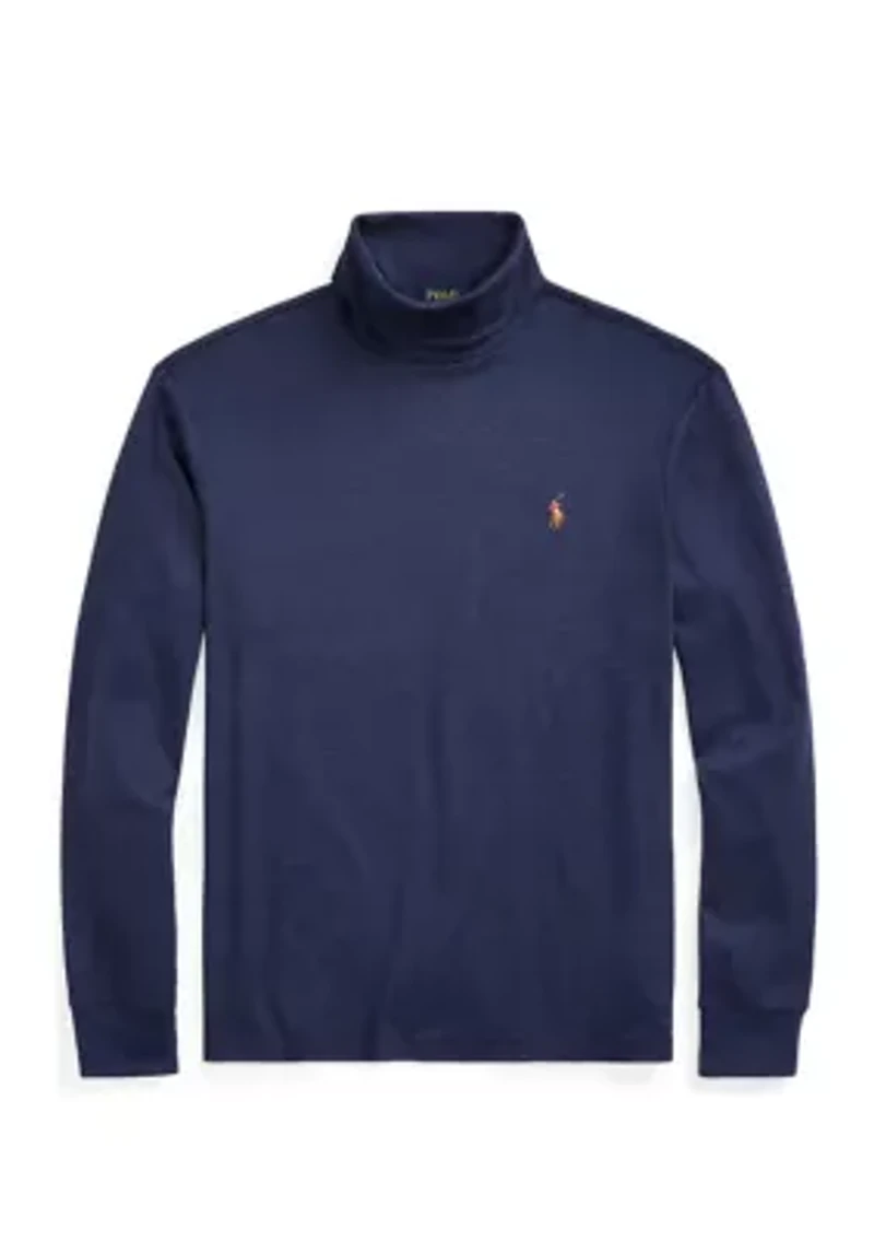 Cotton Interlock Turtleneck