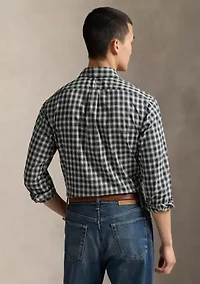 Classic Fit Plaid Twill Shirt