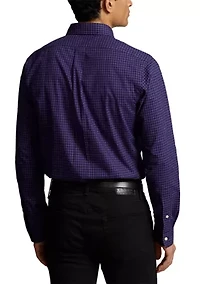 Classic Fit Plaid Twill Shirt