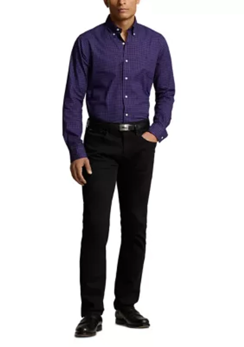 Classic Fit Plaid Twill Shirt