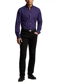 Classic Fit Plaid Twill Shirt