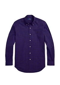 Classic Fit Plaid Twill Shirt