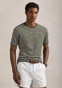 Classic Fit Striped Soft Cotton T-Shirt