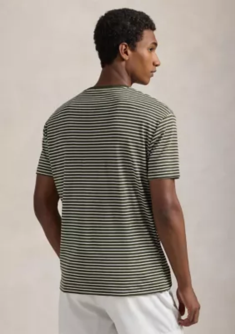 Classic Fit Striped Soft Cotton T-Shirt