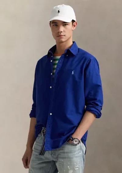 Classic Fit Garment-Dyed Oxford Shirt