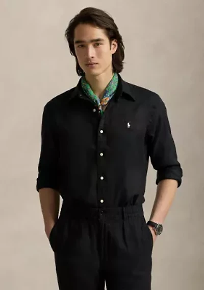 Men's Classic Fit Linen Shirt