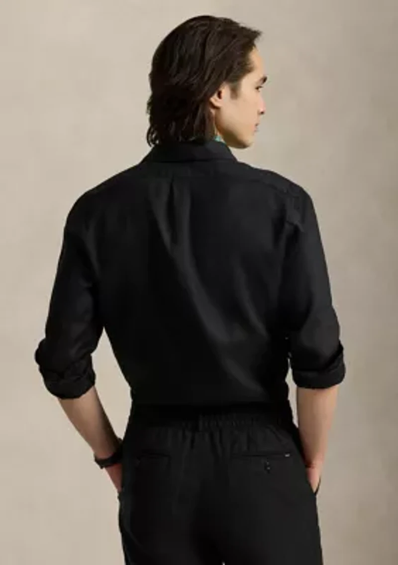 Men's Classic Fit Linen Shirt