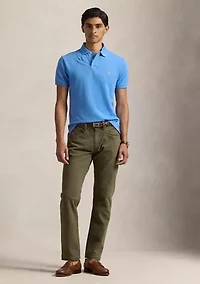 Custom Slim Fit Mesh Polo Shirt