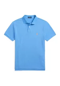 Custom Slim Fit Mesh Polo Shirt