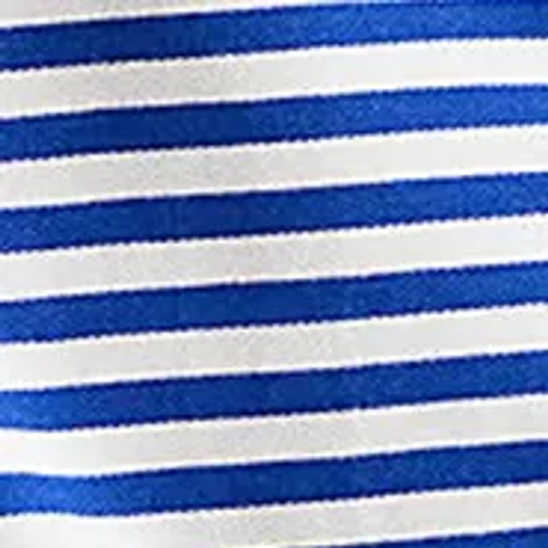 Classic Fit Striped Mesh Polo Shirt