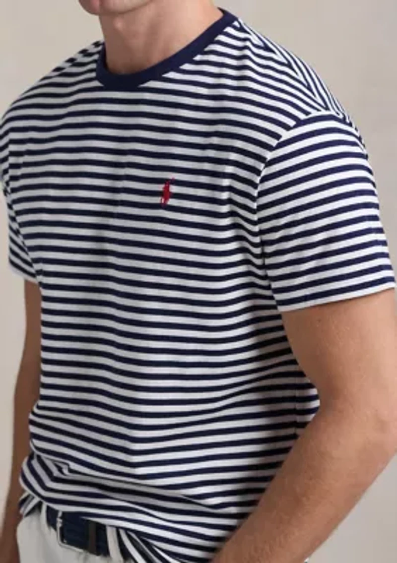 Classic Fit Striped Jersey T-Shirt