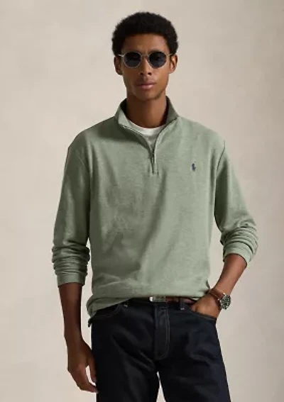 Cotton Blend Jacquard Pullover Sweater