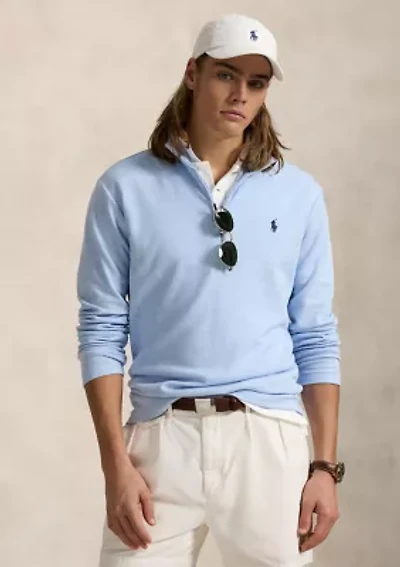 Cotton Blend Jacquard Pullover Sweater