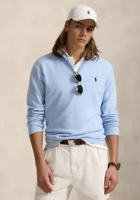 Cotton Blend Jacquard Pullover Sweater