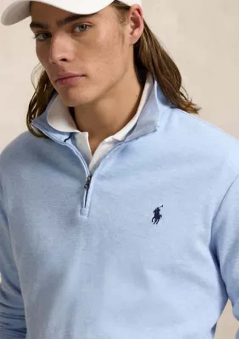 Cotton Blend Jacquard Pullover Sweater