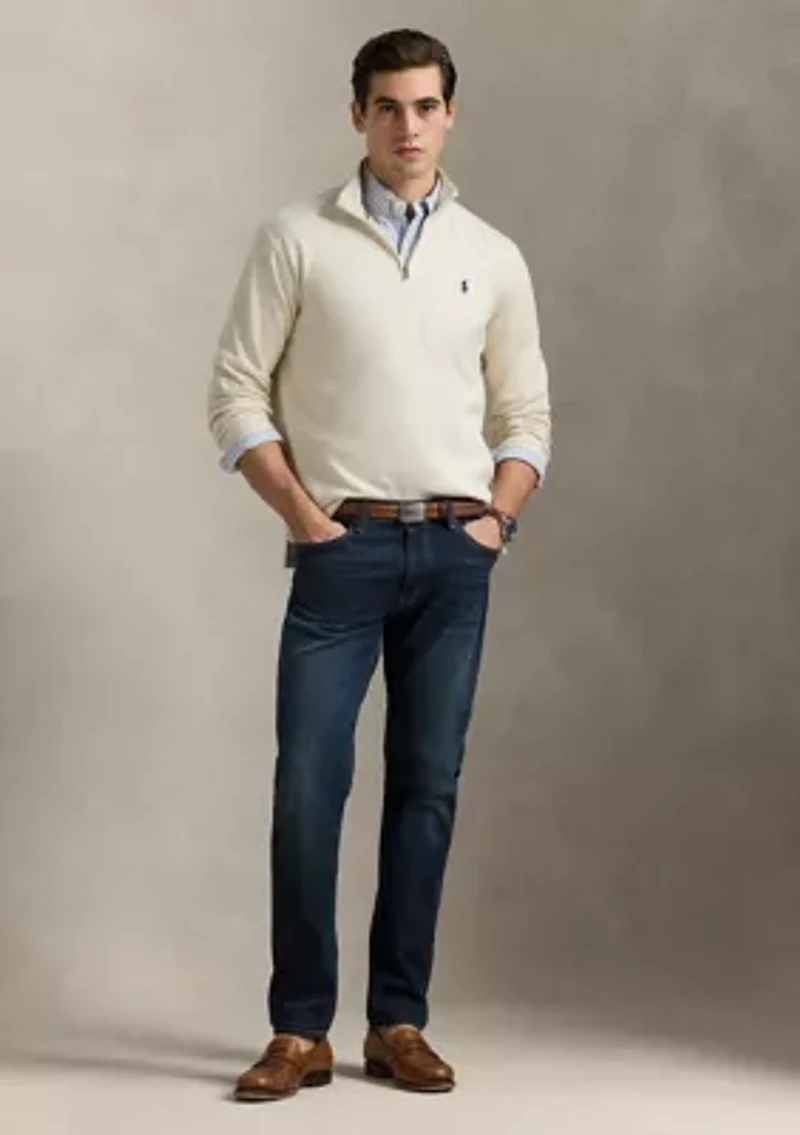 Cotton Blend Jacquard Pullover Sweater