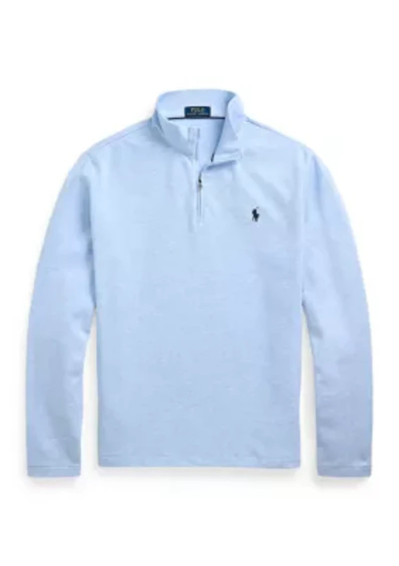 Cotton Blend Jacquard Pullover Sweater