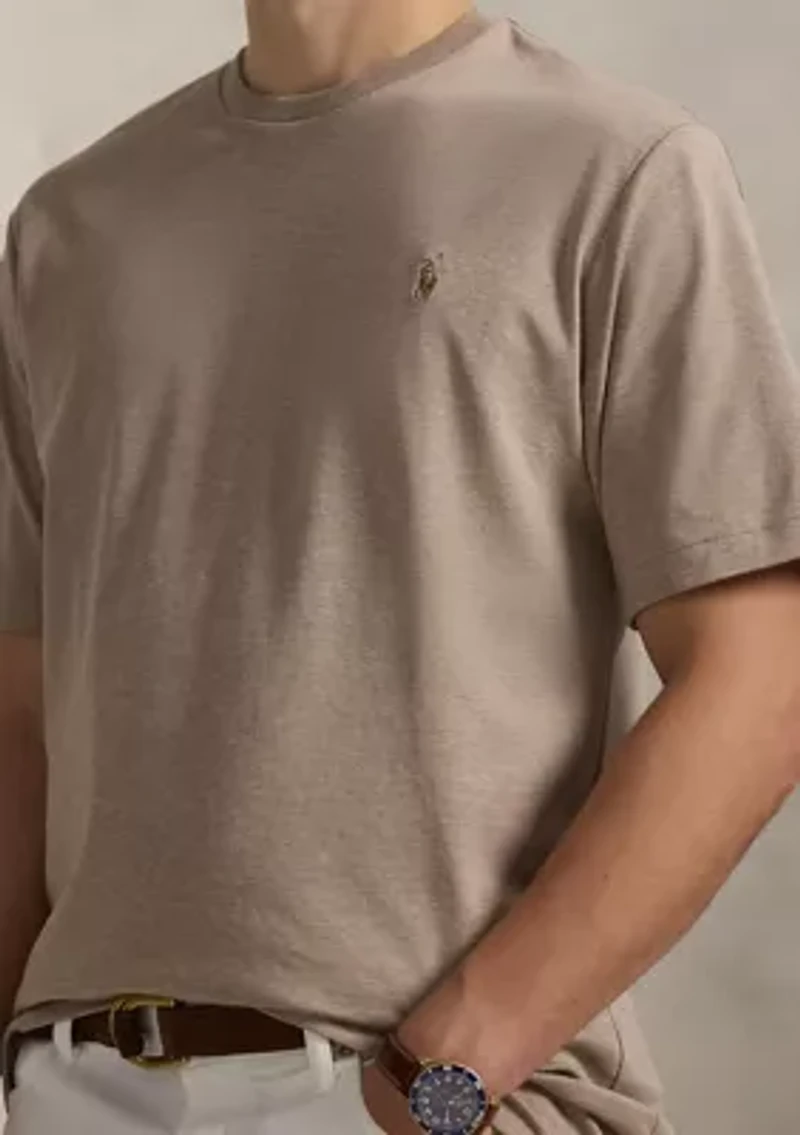 Big & Tall Soft Cotton Crew Neck T-Shirt