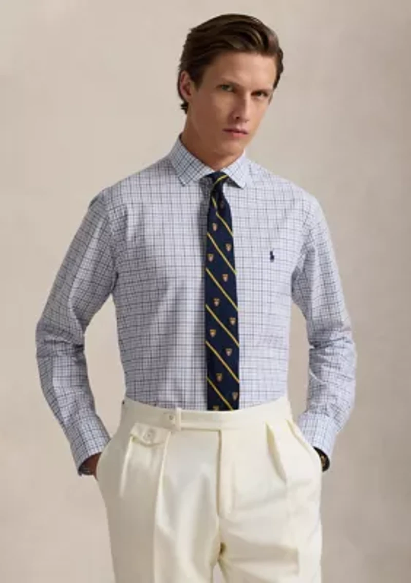 Classic Tattersall Stretch Poplin Shirt