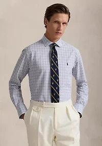 Classic Tattersall Stretch Poplin Shirt