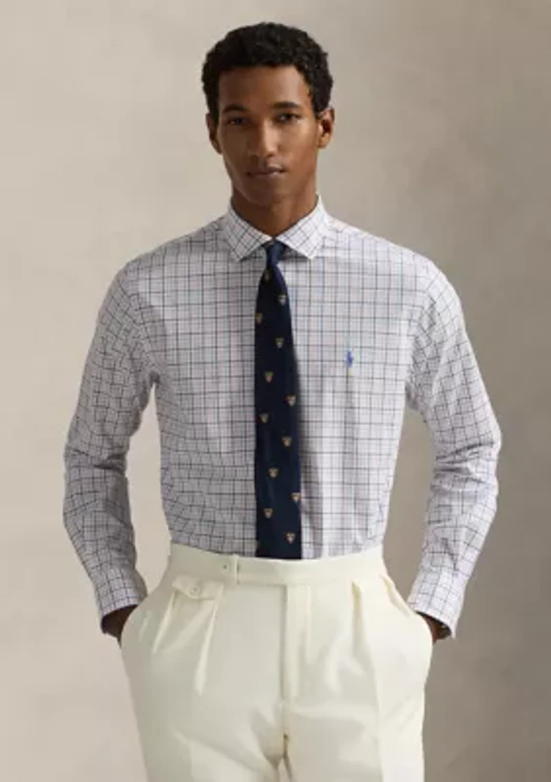 Classic Tattersall Stretch Poplin Shirt