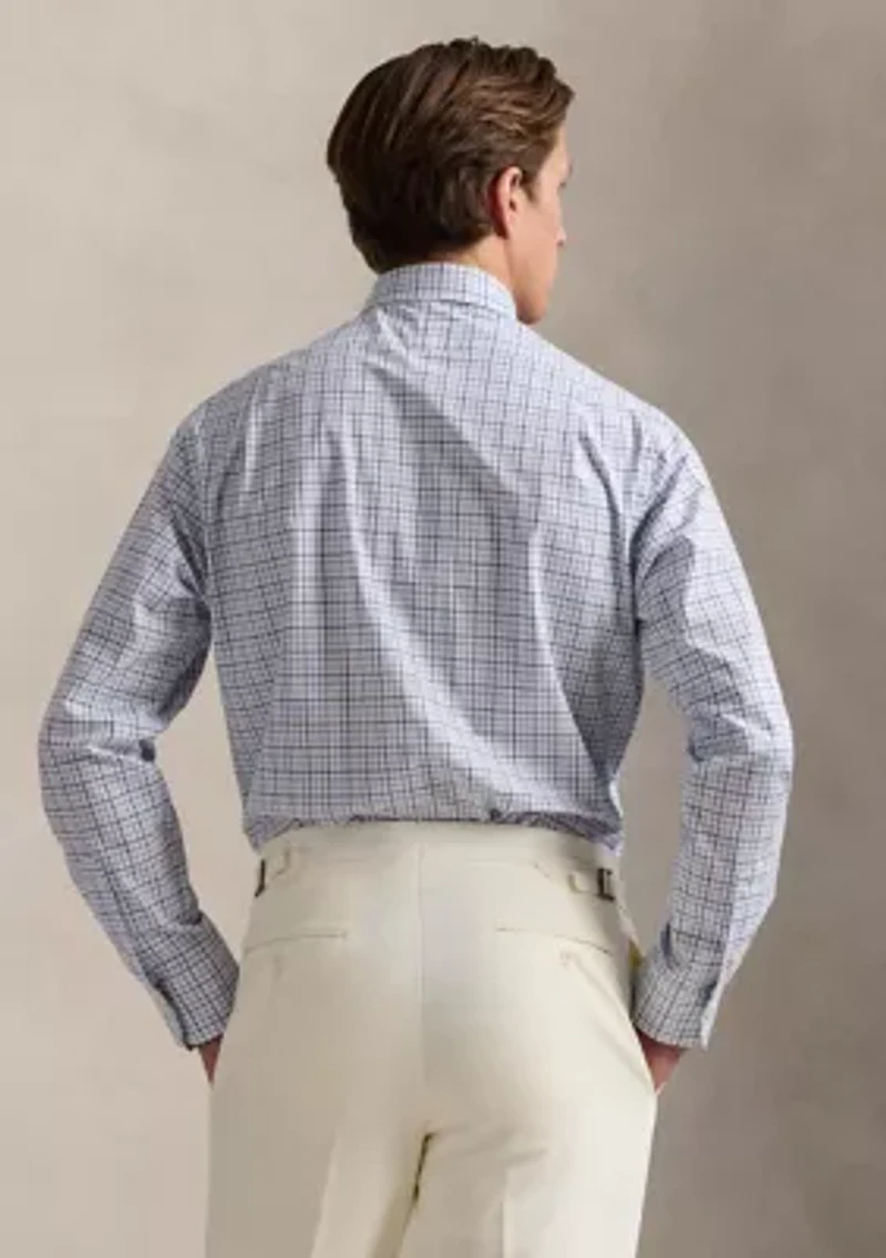 Classic Tattersall Stretch Poplin Shirt