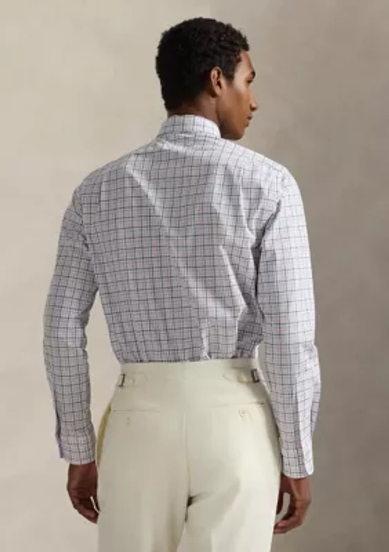 Classic Tattersall Stretch Poplin Shirt