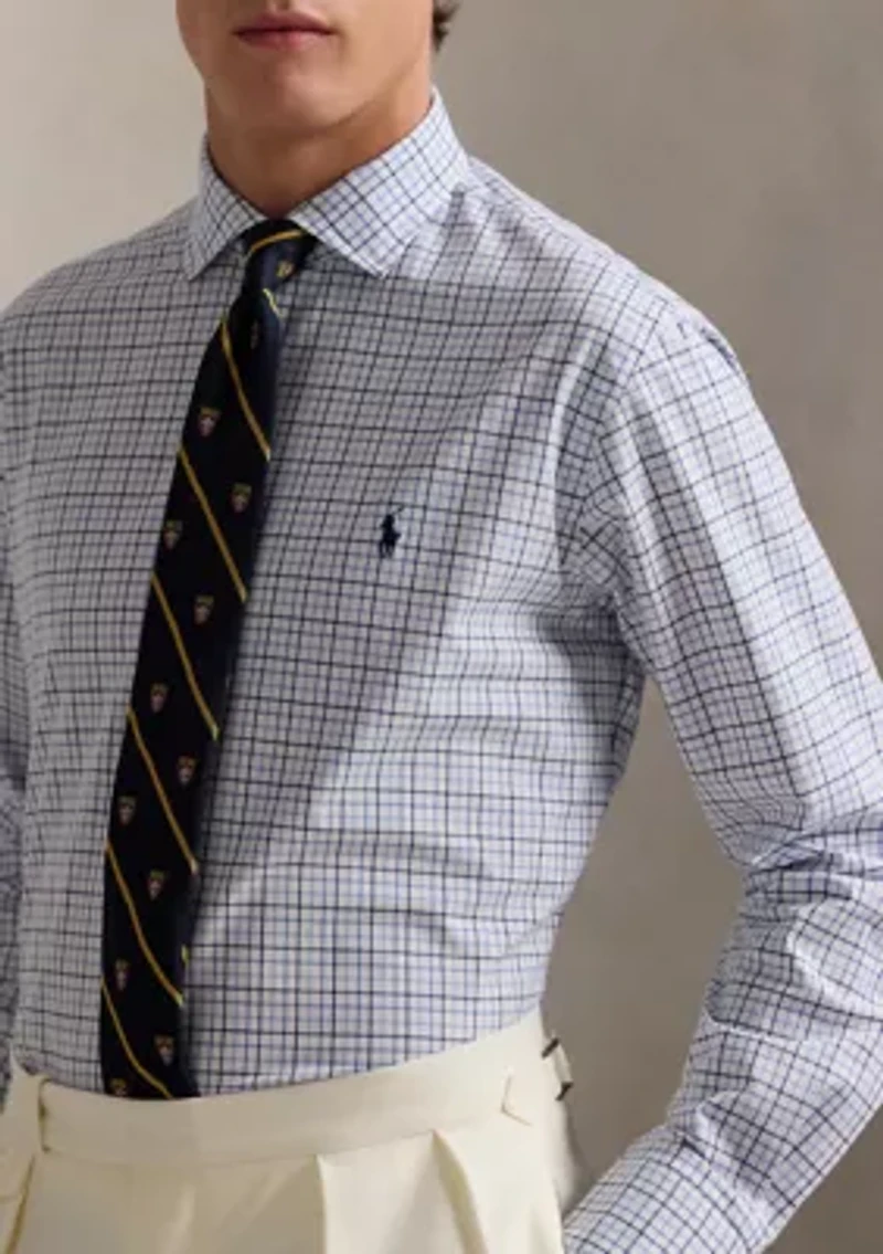Classic Tattersall Stretch Poplin Shirt