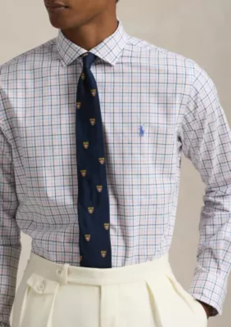 Classic Tattersall Stretch Poplin Shirt