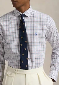 Classic Tattersall Stretch Poplin Shirt