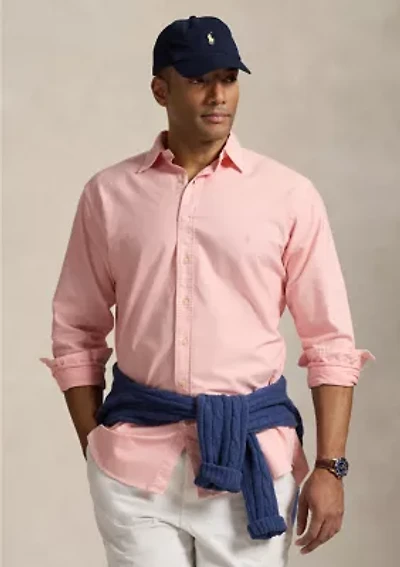 Big & Tall Mineral-Dyed Oxford Shirt