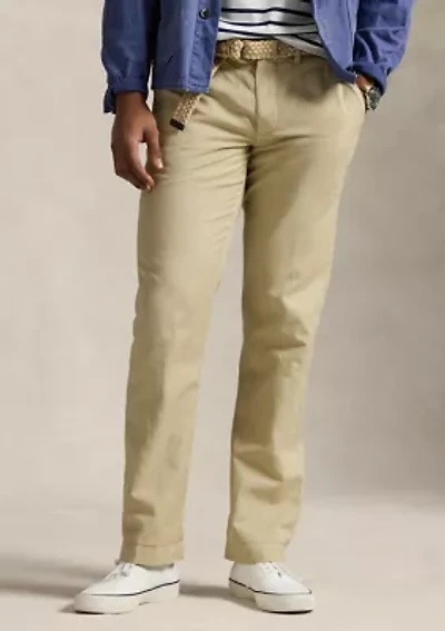 Straight Fit Linen-Cotton Pants