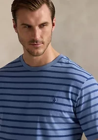 Big & Tall Striped Jersey Crew Neck T-Shirt
