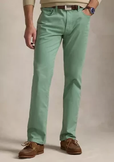 Varick Slim Straight Stretch Sateen Pants