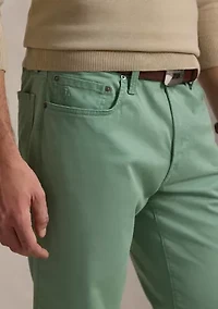 Varick Slim Straight Stretch Sateen Pants