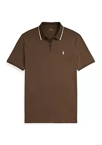 Classic Fit Stretch Mesh Polo Shirt
